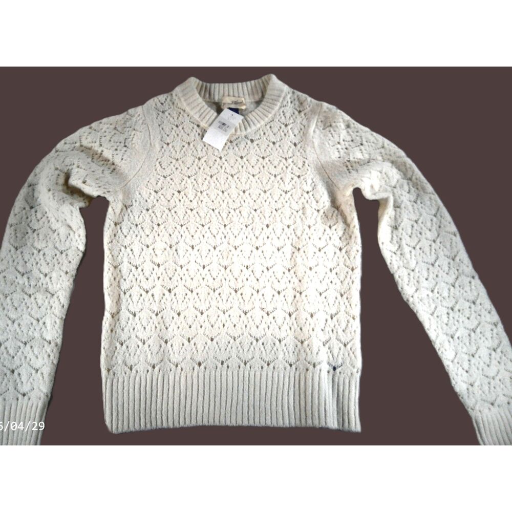 Universal Thread Women’s Cream Knit Sweater/Cardigan Pullover – Size XS